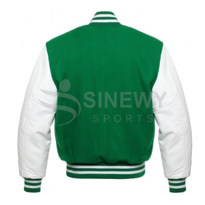 Chaqueta Varsity Personalizada para Hombre, para Escuela, Universidad, Béisbol, Transpirable, de Invierno, con Logos Bordados, Chaqueta Varsity para Hombre - Product Image 3