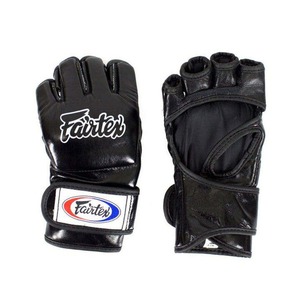 Gants de MMA en cuir de qualité supérieure, confortables, à demi-doigts, avec fermeture auto-agrippante, personnalisables, pour le kickboxing professionnel - Product Image 5