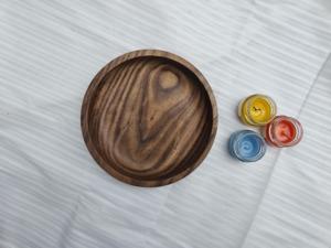 Vente en gros de bols à bougies en bois faits à la main Curio Craft CC-WCDB |   Vases à bougies en bois naturel OEM Uttar Pradesh pour la maison - Product Image 1