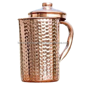 Jarra de Cobre Puro de Nuevo Diseño con Acabado Pulido para Hotel y Hogar, Jarra para Bebidas con Material de Cobre Puro - Product Image 4