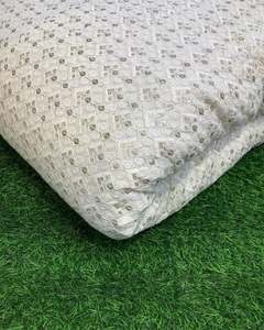 African Sequin Lace Fabric Beaded Embroidery Mesh Fabric Party Wear Wedding Dress Fabric Wholesale - Product Image 1
