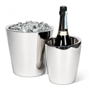 Cubo de Hielo Decorativo de Metal, Enfriador de Bebidas de Acero Inoxidable, Elegante Accesorio de Bar para Restaurante, Hotel, Fiesta - Product Image 6