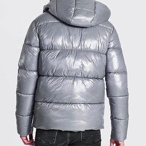 2025 Top Selling High Street Men's Stand Eco-Friendly Winter Puffer <b>Jacket</b> Multi-Color Canvas Warm Windbreaker Stylish High - Product Image 4