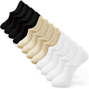 Calcetines Tobilleros al por Mayor 2026, Color Sólido, 100% Algodón, Transpirables, Tejidos, Finos, para Uso Diario Casual de Adultos en Verano - Product Image 3