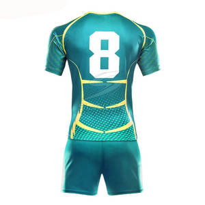 Tenue de rugby personnalisée, vêtements de sport respirants en tissu à séchage rapide pour hommes, idéale pour l'entraînement et les matchs professionnels - Product Image 2