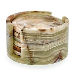 Sous-verres en bois naturel pour boissons chaudes et froides |   Sous-verres faits à la main en bois de manguier |   Utilisation à domicile, au bureau et au restaurant - Product Image 4