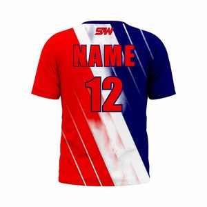 เสื้อยืดกีฬาแบบซับลิเมชั่นสั่งทำพิเศษสำหรับผู้ชาย ผู้หญิง และทีม  รับผลิตเสื้อทีมแบบซับลิเมชั่นสั่งทำพิเศษพร้อมพิมพ์ลาย - Product Image 2