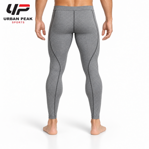 Training <b>Men</b> <b>Legging</b> With Moisture Control Fabric Supportive Design And Full Length Coverage <b>For</b> Active <b>Sporting</b> Activities - Product Image 3