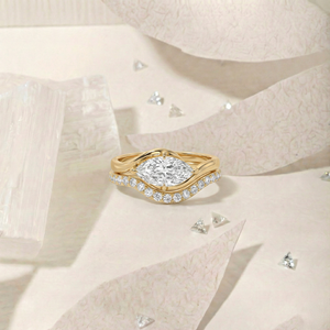 Elegant 1.36Ct Marquise Cut Lab Grown Diamond <b>Ring</b> 925 Sterling <b>Silver</b> <b>Ring</b> Unique Lightweight Design <b>Solitaire</b> Wedding Jewelry - Product Image 1