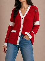 HMR Vente en gros de pulls en acrylique brodés personnalisés pour la sororité grecque Delta Sigma, modèle hiver uni
