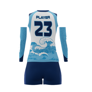 Custom Women <b>Volleyball</b> Jersey <b>Set</b> Sleeveless Quick Dry Compression Sleeves Team Uniform OEM ODM Wholesale Factory Gear - Product Image 5