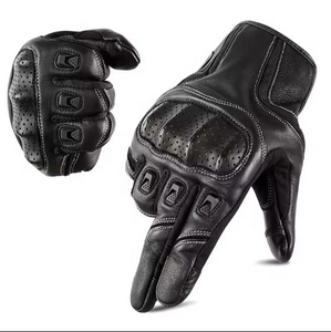Gants en cuir véritable pour motocross, course automobile, sport, imperméables, nouvelle conception pour hommes, gants de moto - Product Image 1