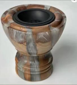 เตาเผาบัคฮูร์แบบอาหรับทำมือคุณภาพพรีเมียม ArtisanVibe พร้อมฐานวางเครื่องหอมตกแต่ง ของขวัญอิสลามสำหรับเทศกาลอีดและรอมฎอน ทำจากไม้จันทน์หอม - Product Image 4