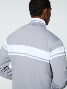 Men’s <b>Retro</b> Stripe <b>Tracksuit</b> Set Premium Full Zip Sportswear <b>Tracksuit</b> for Men Slim Fit Athletic Track Suit Outfit Custom Logo - Product Image 3