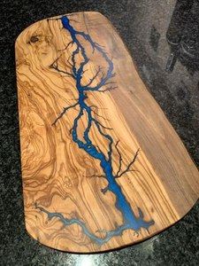 Handcrafted wood chopping <b>board</b> kitchen cutting <b>board</b> solid wood butcher block durable for slicing vegetables meat - Product Image 2