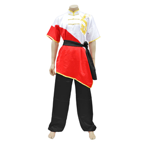 Uniforme de Kung Fu y Judo en Dos Tonos, Manga Larga, Transpirable, con Cinturón, Mezcla de Algodón, Personalizable, Talla Adulto - Product Image 2