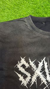 เสื้อยืดสกรีนลายสตรีทแวร์คอกลมผู้ชายแบบลำลองที่ได้รับความนิยมสูงสุด เสื้อยืดแห้งเร็วสำหรับผู้ชาย - Product Image 5