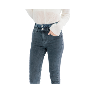 OEM Best Selling High Quality Gray Casual <b>Super</b> <b>Stretch</b> Skinny Denim Pencil Pants for Women Breathable Streetwear <b>Jeans</b> Summer - Product Image 6