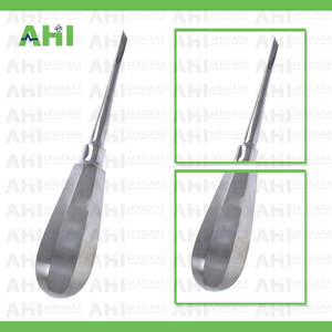 เครื่องมือถอนรากฟันแบบหมุนปรับได้ ผลิตจากสแตนเลส ได้รับการรับรองมาตรฐาน CE ระดับ I คุณภาพสูง รุ่น AHI-6104 สีเงิน - Product Image 3