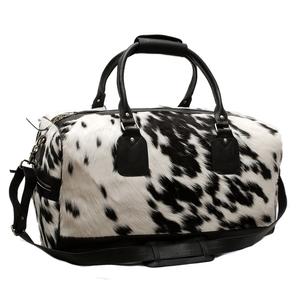 กระเป๋าเดินทางหนังแท้แบบปรับแต่งได้สำหรับผู้ชายและผู้หญิง กระเป๋าใส่ของสำหรับออกกำลังกายและเล่นกีฬา ทนทาน ทำมือโดยแฮร์รอน - Product Image 5