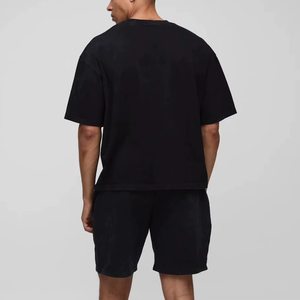 Conjunto de Verano para Hombre, Camiseta y Pantalones Cortos de Secado Rápido, Transpirables, 100% Algodón, Diseño Personalizado, Ropa Casual, Logotipo Personalizado, OEM - Product Image 2