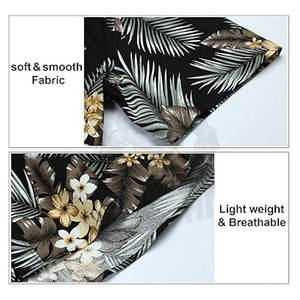 Camisa Hawaiana para Hombre, Manga Corta, con Botones, Ecológica, Transpirable, Informal, Veraniega, Tropical, para la Playa, Aloha, Hawái, Fiesta, Vacaciones - Product Image 4