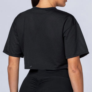 Camiseta Corta de Verano 100% Algodón para Mujer, Estilo Urbano, Acabado Duradero, Hecha en Pakistán, Fábrica OEM para Compradores Mayoristas - Product Image 3