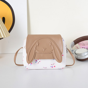 กระเป๋าสะพายข้าง/กระเป๋าสะพายไหล่ลายการ์ตูนกระต่ายน่ารักสำหรับเด็ก - Product Image 3