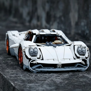 1:8 KBOX 10549 Classic Racing Car Model Kit Assembled Building <b>Block</b> Super Sports Vehicle Puzzle DIY Toy for Adult Birthday Gift - Product Image 2
