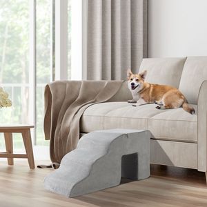 Scala a 5 Gradini Grigia per Cani e Gatti, Arredamento Premium per Animali Domestici - Product Image 5