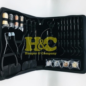 Nuevas llegadas: Kit de pinzas profesionales para extensiones de cabello - Acero inoxidable de grado quirúrgico para uso comercial, función micro, incluye - Product Image 1