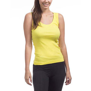 Camiseta sin mangas de cuello redondo de alta calidad para mujer, top sin costuras de secado rápido, precio al por mayor - Product Image 6