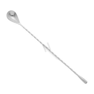 ชุดช้อนส้อมสเตนเลสสตีลด้ามยาวช้อนโซดาทำจากเงินพร้อมที่จับโลหะทนทาน - Product Image 1