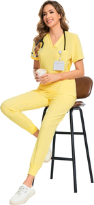 OEM <b>Doctor</b> Female Scrub Uniform <b>Sets</b> for Hospital Nurse Scrubs Suits Scrub Uniform New Products Scrub Medical Uniforms - Product Image 6