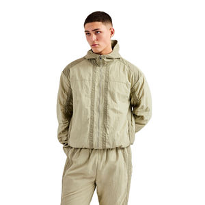 Chaqueta cortavientos de diseñador para hombre, ligera, de nailon, con capucha reflectante 3M, estilo urbano, al por mayor, con impresión de diseño personalizado. - Product Image 2