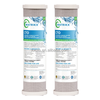 Cartouche de filtre à eau en carbone actif extrudé certifiée WQA pour systèmes d'eau potable sous évier