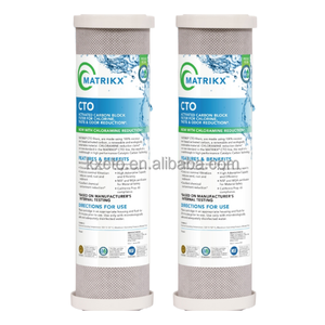 ไส้กรองคาร์บอนกัมมันต์แบบอัดรีดที่ได้รับการรับรองจาก NSF และ WQA สำหรับเครื่องกรองน้ำ - Product Image 1