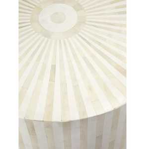 Table basse Art Déco artisanale 100% exclusive en os de buffle noir et blanc incrusté, qualité standard, pour la maison, les mariages et les occasions spéciales (Diwali) - Product Image 2