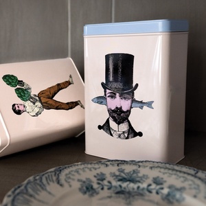 Premium Quality Customized Enamel Ivory Pink French Country Design Eco-Friendly BPA Free Durable <b>Waterproof</b> <b>Storage</b> Tin <b>Box</b> - Product Image 4