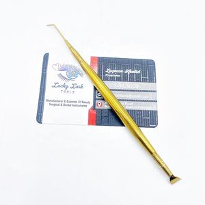 Outil professionnel de Perm de levage de cils en acier inoxydable de peigne de séparation d'étiquette personnalisée avec la forme de Gel de levage de sourcils - Product Image 5