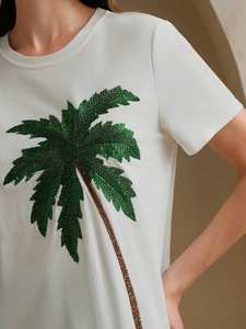 NOVA STAR CRAFT Seed Beads Embroidery Women's Crop <b>Top</b> Customizable Stylish Handcrafted Floral Luxury Detailing - Product Image 4