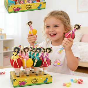 Muñeca Princesa de Frutas, Juguete de Caramelo con Campana y Tubo, Gomitas, Caramelos Duros Rellenos de Gelatina, Plástico Colorido para Niños - Product Image 2