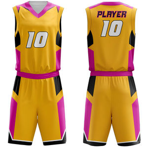 Uniforme de Baloncesto Profesional, 100% Poliéster, Transpirable, Estampado, Tallas Grandes, Secado Rápido, Ropa Deportiva, Nuevo Diseño, Unisex - Product Image 2