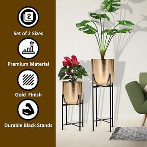 Maceta de hierro de buena calidad, duradera y resistente, para decoración del hogar y jardín, uso interior y exterior, de la India, para suministro al por mayor. - Product Image 4