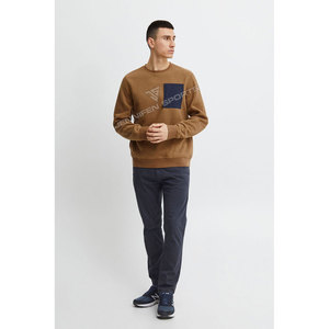 Sweat-shirt décontracté pour homme, couleur unie, tissu quatre textures, coupe ample, avec logo personnalisé, idéal pour les sports d'hiver – Nouvelle collection très demandée - Product Image 2