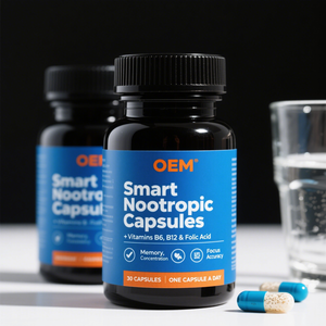 Capsules Nootropiques Intelligentes OEM : Formule Personnalisée pour l'Amélioration Cérébrale, Idéales pour les Compléments en Marque Blanche, Vente en Gros, Délai de Livraison Rapide - Product Image 2
