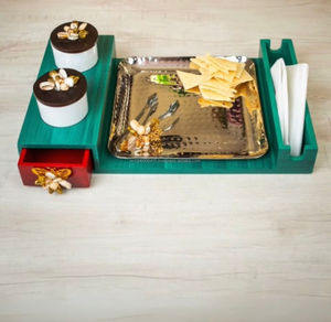 Bandeja de Servir de Madera de Lujo, Vajilla, Platos, Utensilios de Cocina, Artículos para Fiestas, Tazones, Platos, K S Exports - Product Image 1