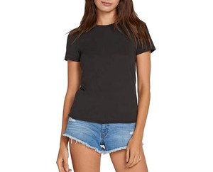 Camiseta de Verano Casual de Manga Corta Extra Grande Personalizada para Mujer, Tejida en 100% Algodón Transpirable con Estampado Puff, Talla Grande - Product Image 6