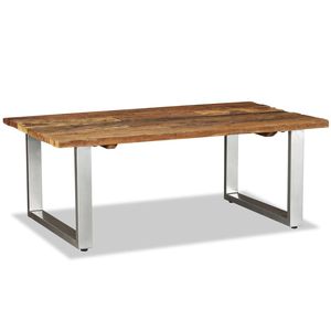 Tavolino in legno massello di recupero 39.4 \ "x23.6 \" x15 \ "dimensioni eleganti mobili in legno - Product Image 3