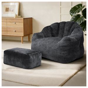 <b>Bean</b> <b>Bag</b> Sofa Chair with Comfortable High Density Foam Adult <b>Bean</b> <b>Bag</b> Chair with Armrest Lazy <b>Bean</b> <b>Bag</b> Chair for Adults - Product Image 1